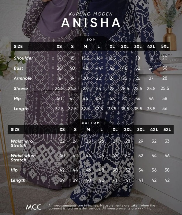 Baju Kurung Moden Anisha
