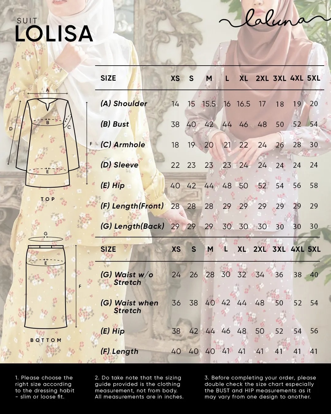 Suit Sahana Crepe Lolisa Laluna X MCC