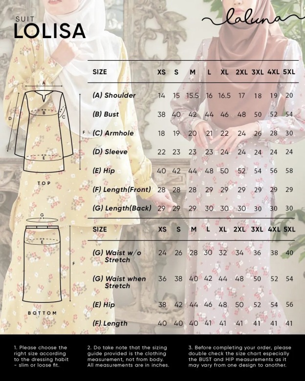 Suit Sahana Crepe Lolisa Laluna X MCC