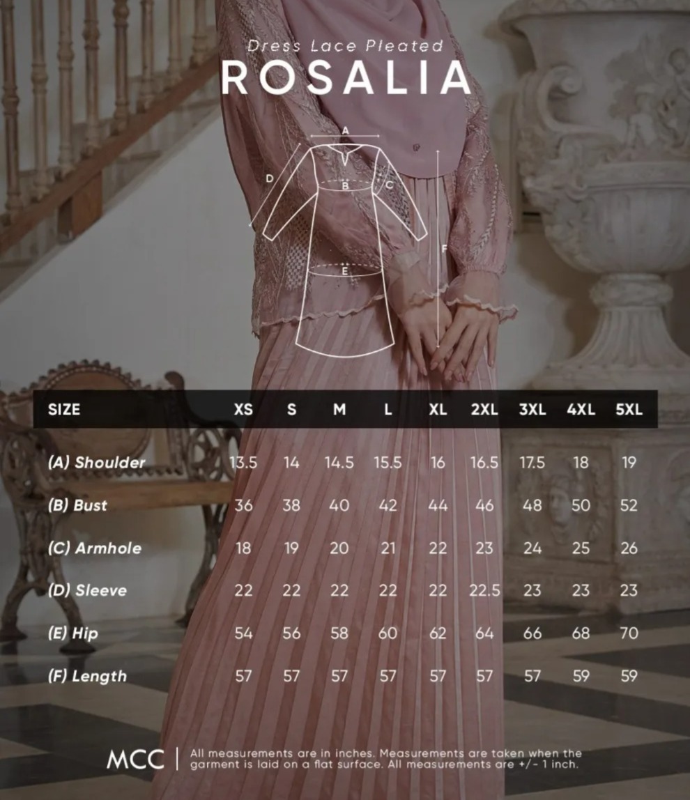 Dress Lace Pleated Rosalia