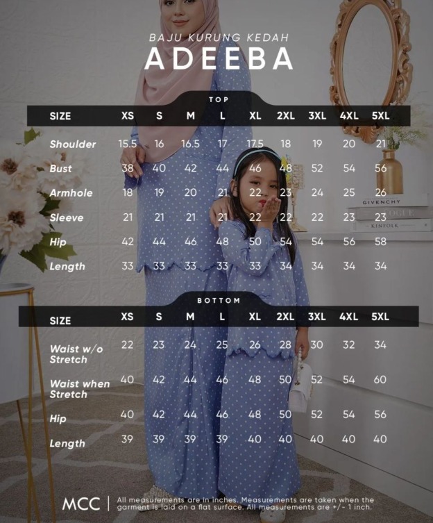 Baju Kurung Kedah Adeeba