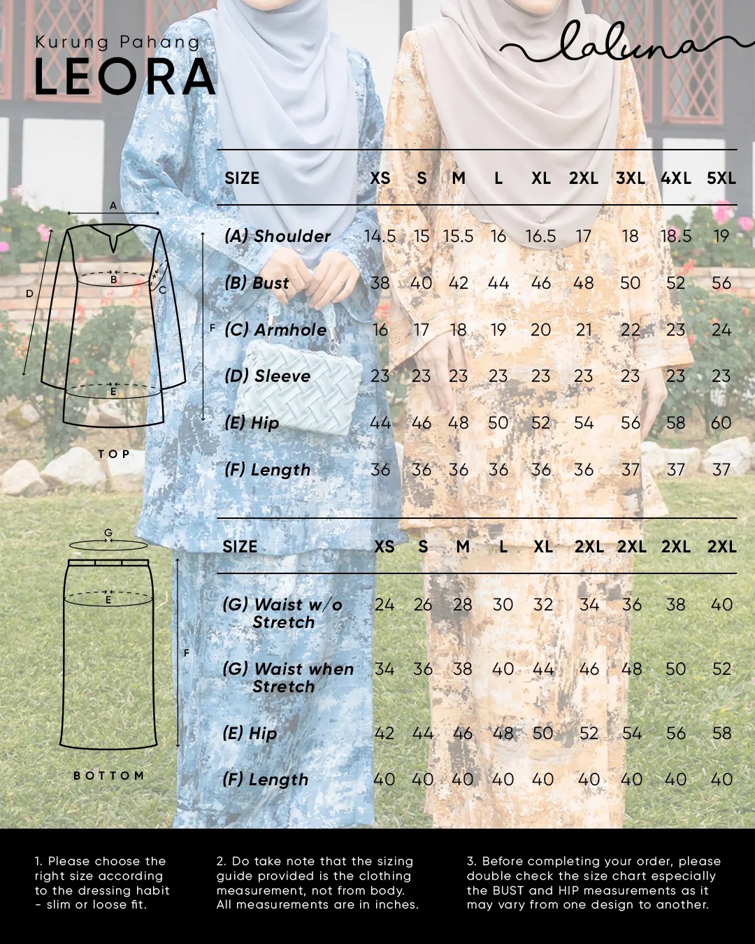 Baju Kurung Pahang Leora