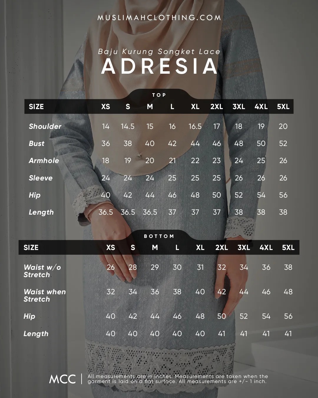 Baju Kurung Moden Sulam Songket Ardini Adresia 