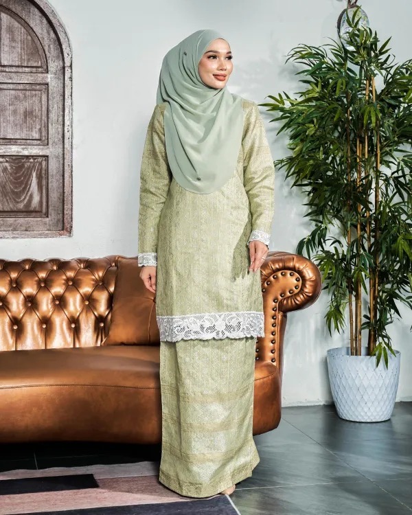 Baju Kurung Moden Sulam Songket Ardini Adresia 