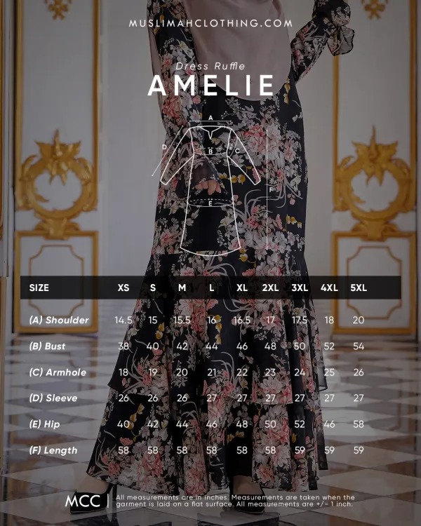 Dress Ruffle Floral Amelie