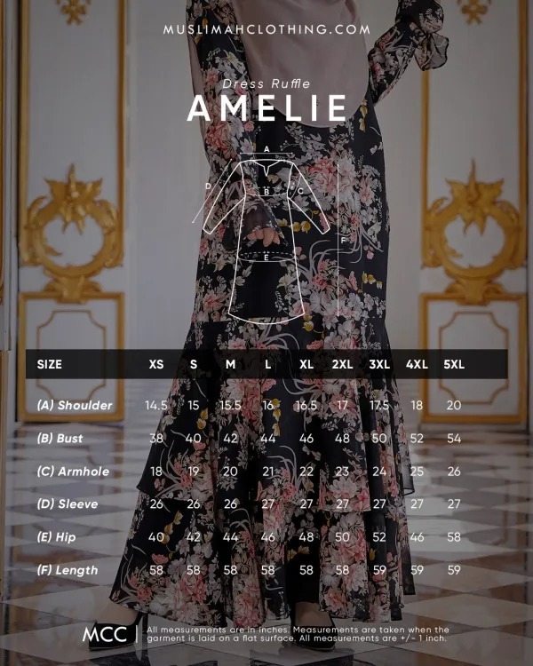 Dress Ruffle Floral Amelie
