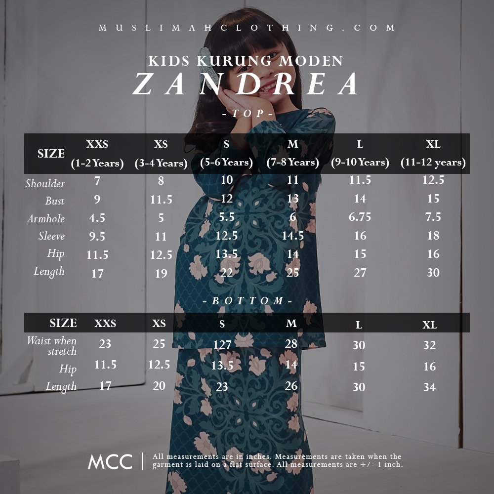 Baju Kurung Moden Zandrea Kids - Snow White