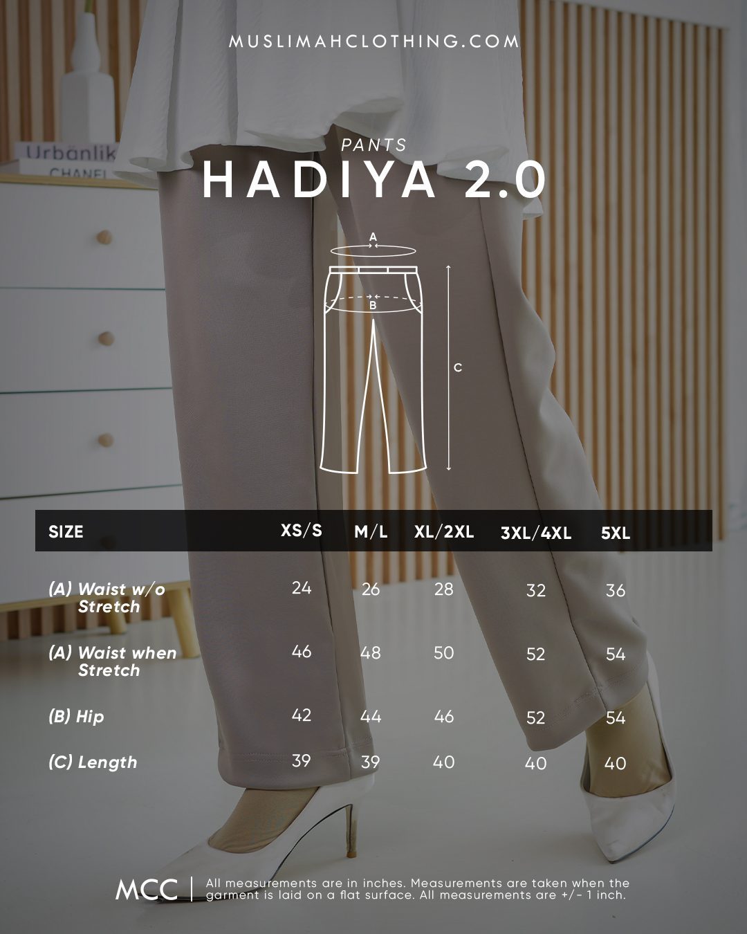 Pants Ironless Hadiya 2.0 - Desert Taupe