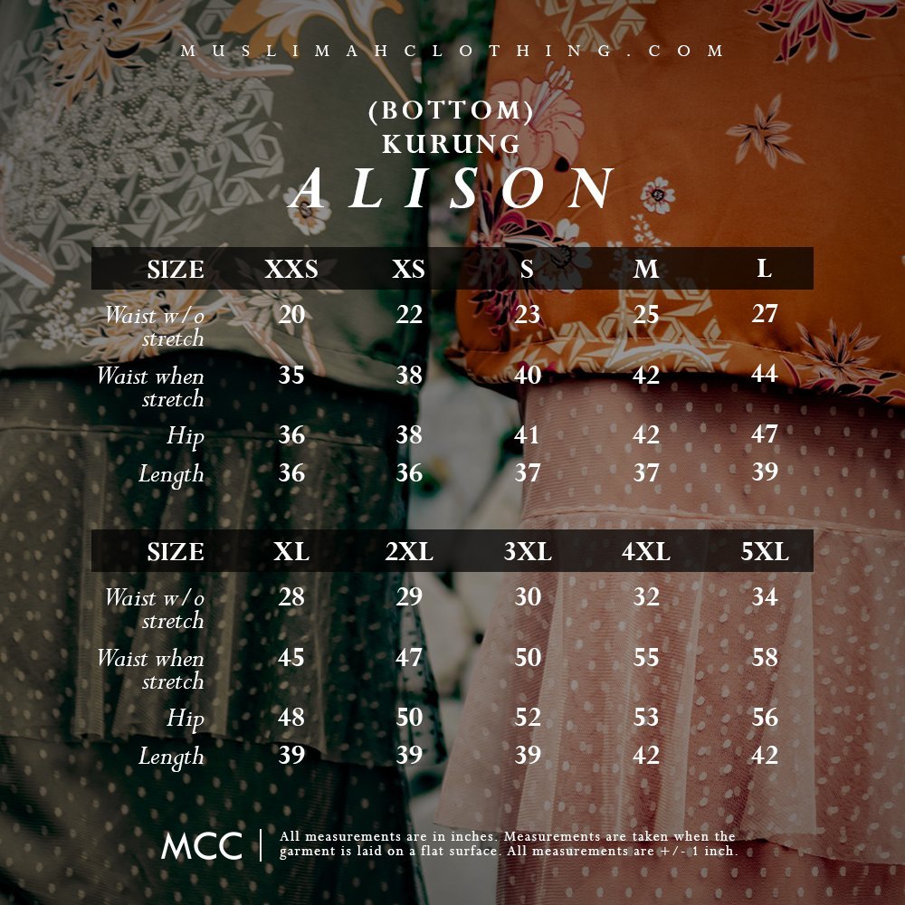 Baju Kurung Alison - Amber Brown
