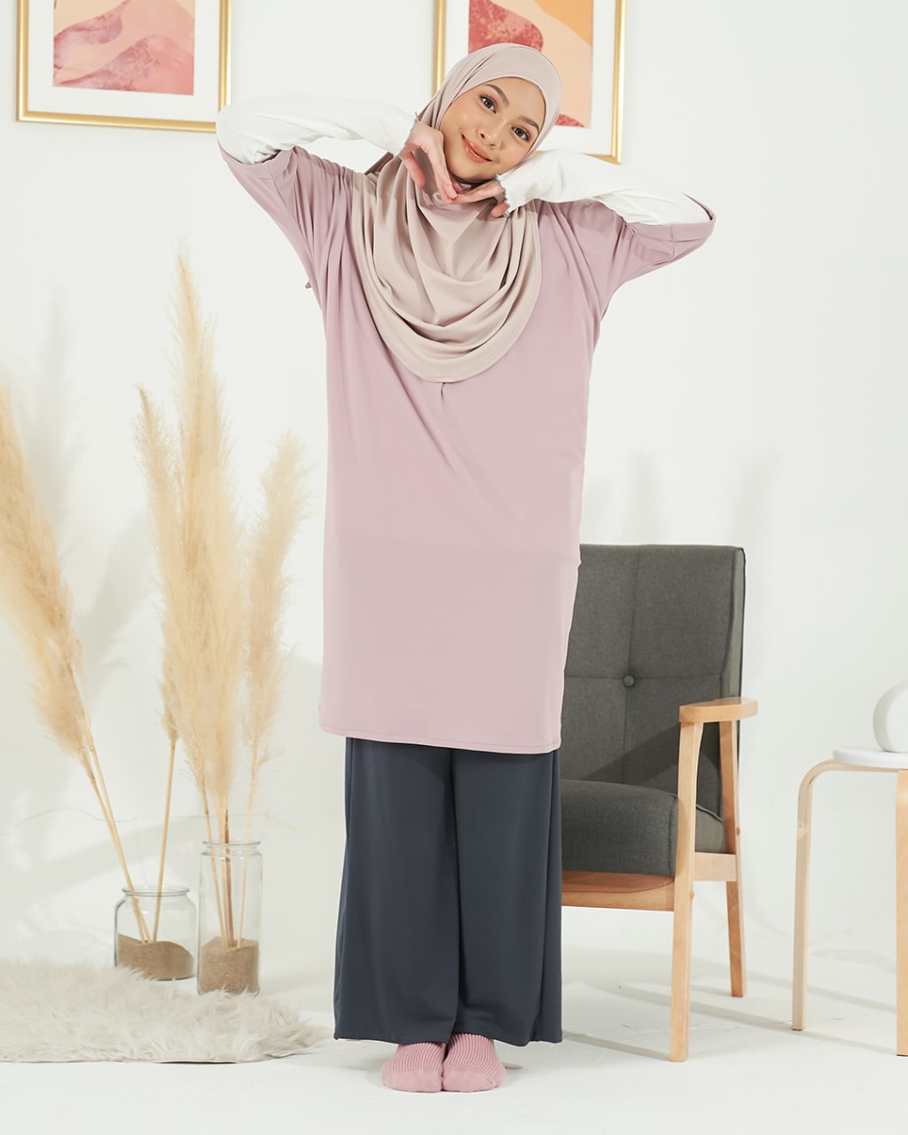 Blouse Homey Plain Lydia