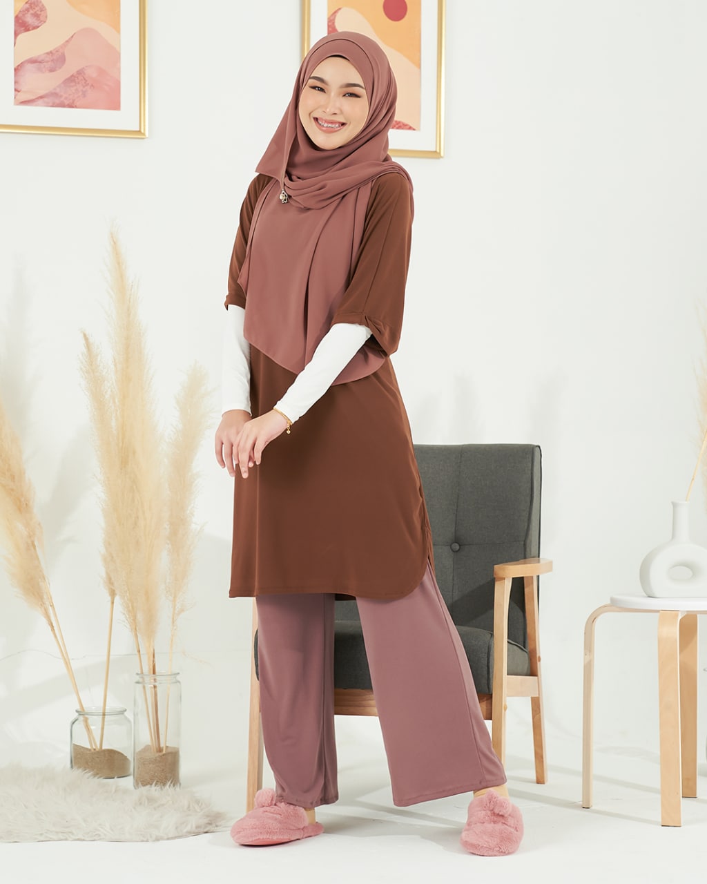 Blouse Homey Plain Lydia