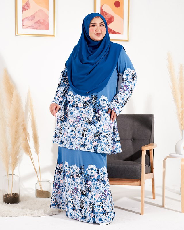 Kurung Lara - Aegean Blue