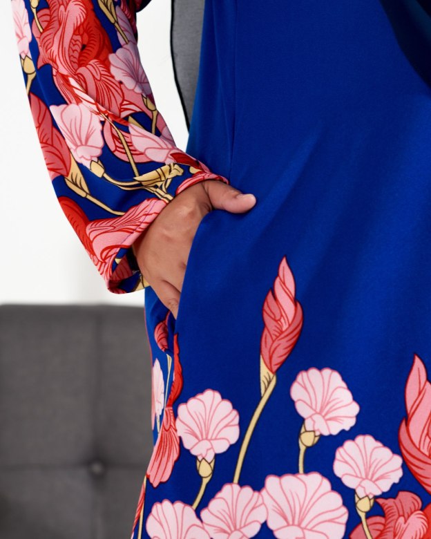 Kurung Lara - Blossom Blue