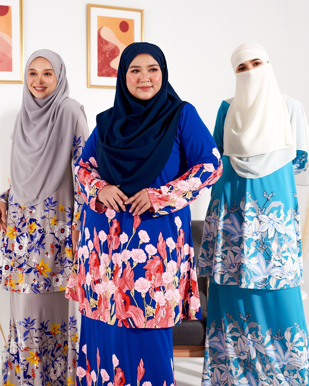 Kurung Lara - Viola Mauve