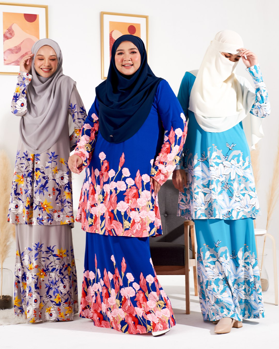 Kurung Lara - Aegean Blue