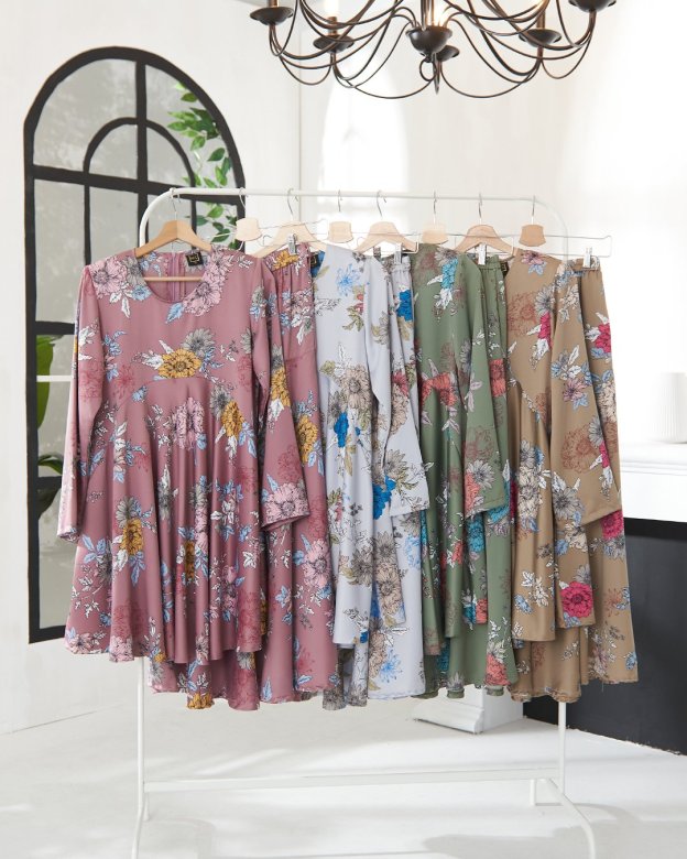 Baju Kurung Awliya - Pale Blue