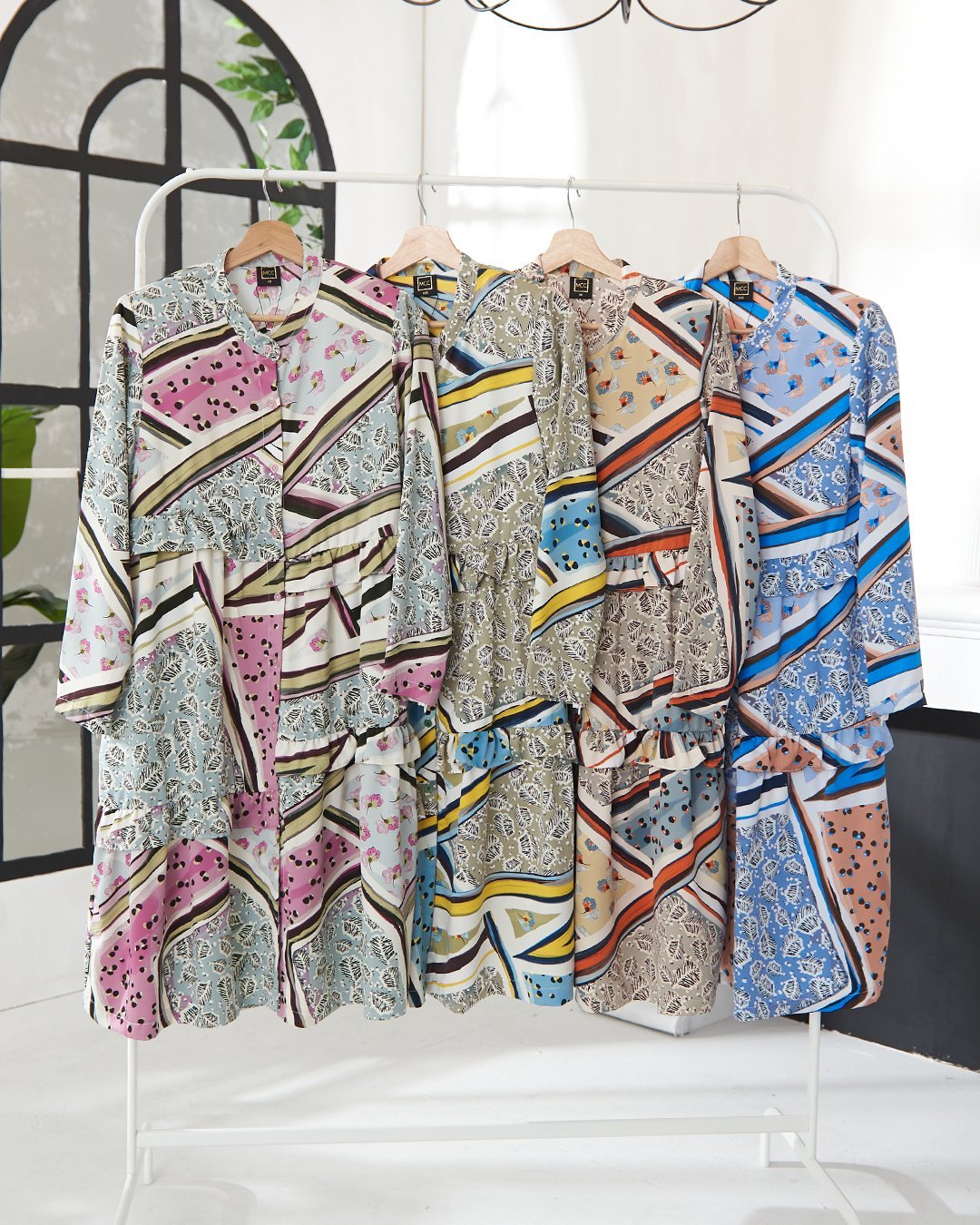 Tunic Qaireen - Peachy Blue