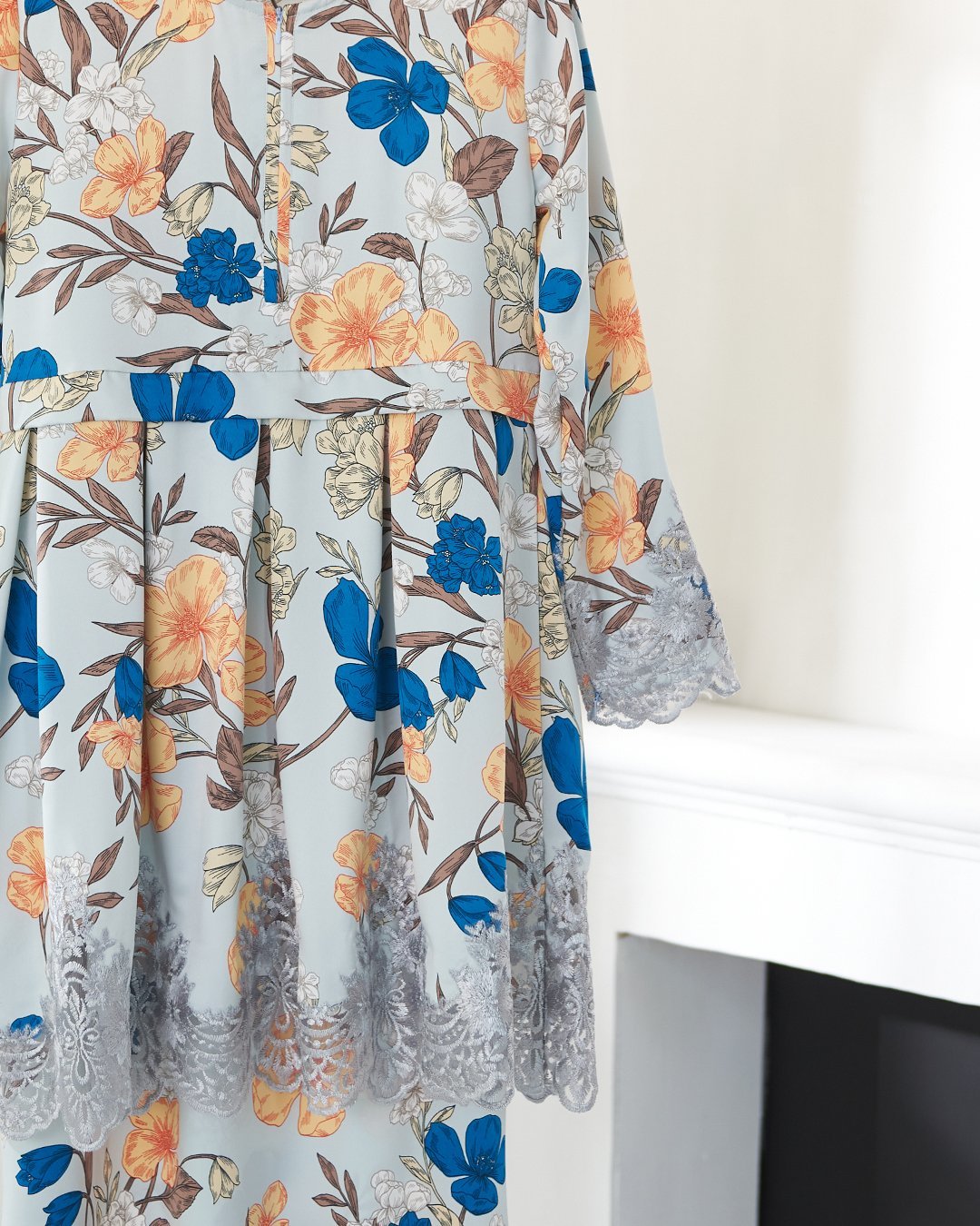 Baju Kurung Awfiyah - Soft Blue