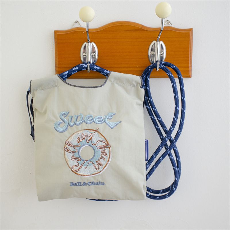 25款日系mini款休閒設計感刺繡環保尼龍手提斜挎包-lululam