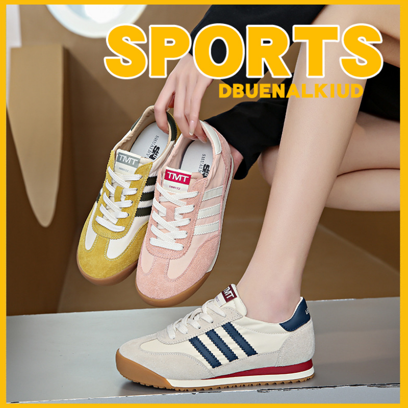 復古百搭德訓鞋厚底輕便阿甘鞋-lululam