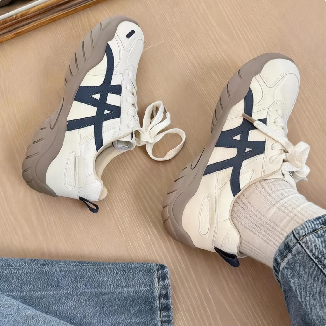 厚底阿甘鞋百搭休閒運動軟底老爹鞋