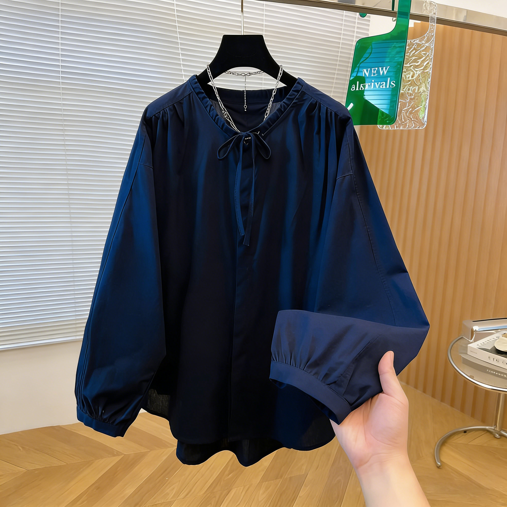 寬鬆休閒慵懶風高端苧麻薄款防曬襯衫