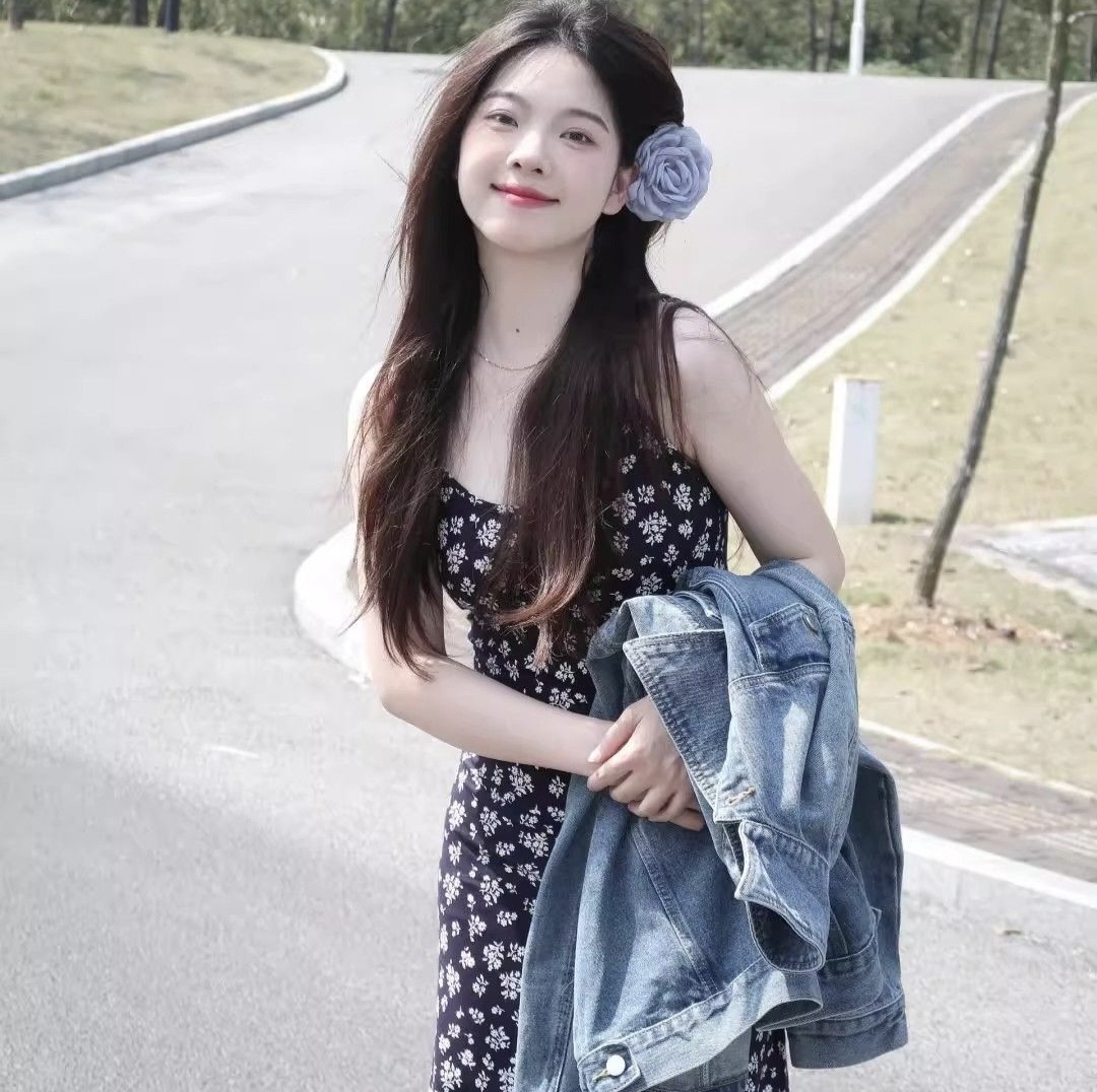 【單件/套裝】韓系牛仔外套+碎花吊帶洋裝兩件套裝