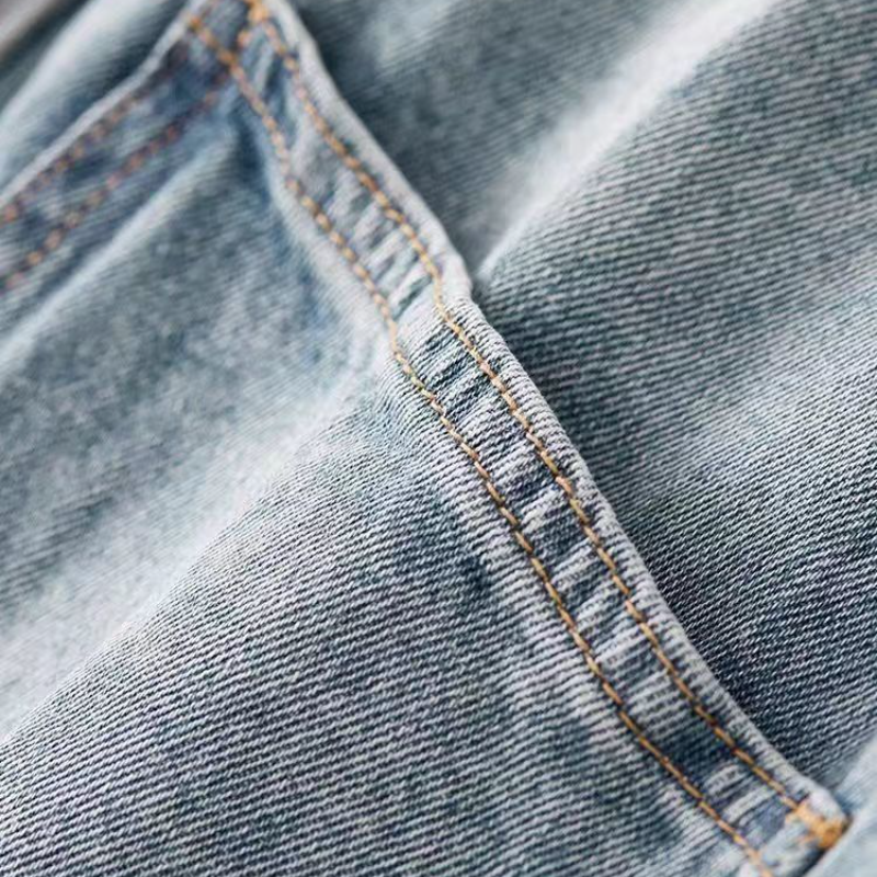 復古水洗立領顯高長袖牛仔短外套-lululam