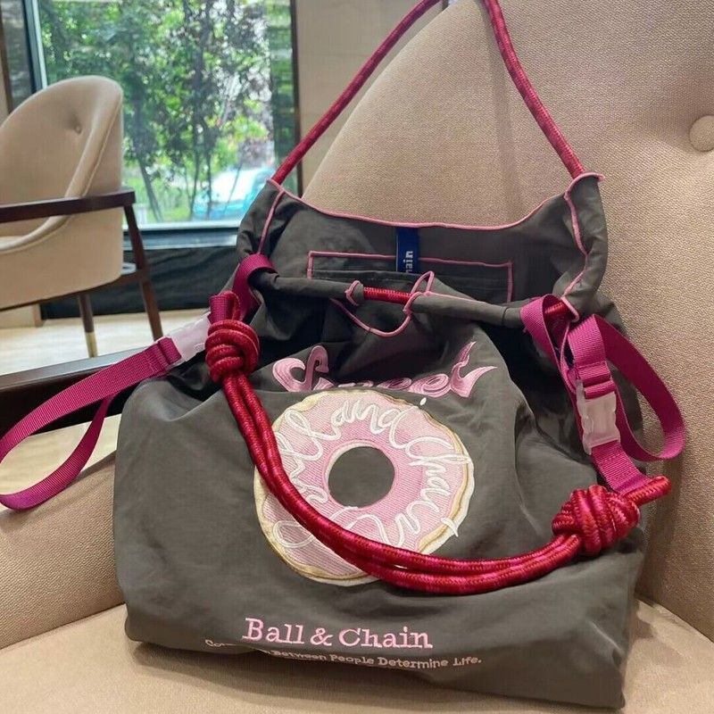 【多款式】小眾刺繡尼龍大容量環保手提單肩斜跨包-Cicichill