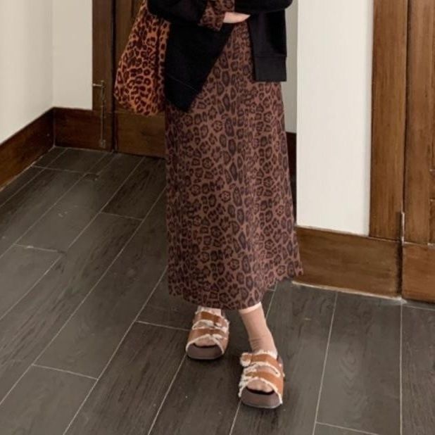 【單件/套裝】大碼不規則長袖T恤+顯瘦半身裙兩件套裝-lululam