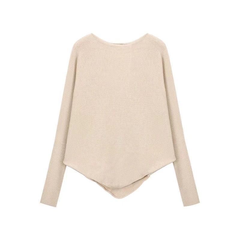 【單件/套裝】不規則慵懶風寬鬆針織毛衣+魚尾裙半身裙兩件套