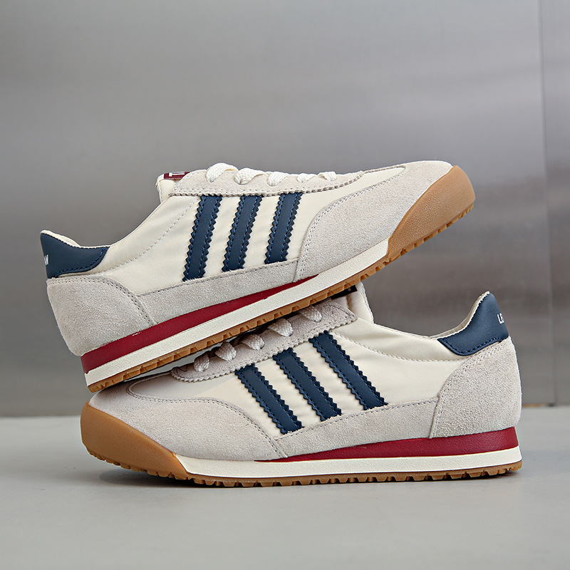 復古百搭德訓鞋厚底輕便阿甘鞋-lululam