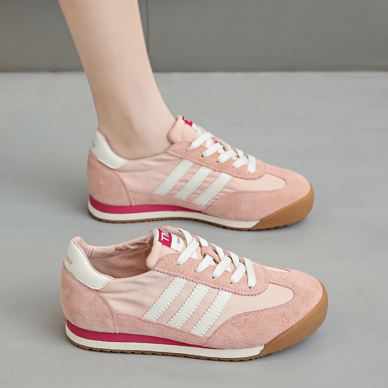 復古百搭德訓鞋厚底輕便阿甘鞋-lululam