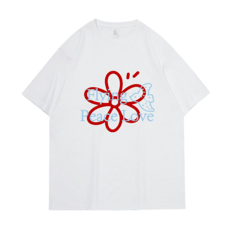 純棉韓系寬鬆百搭小眾設計感短袖t恤