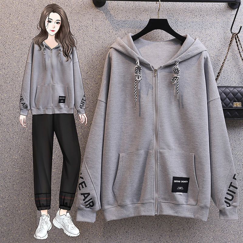 韓版百搭寬鬆休閒潮流連帽外套