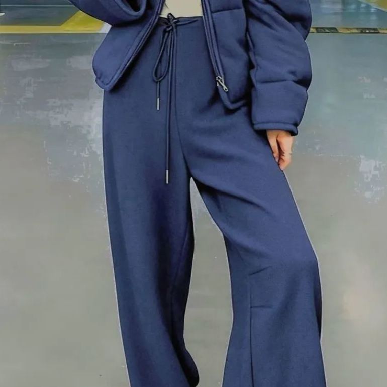 【單件/套裝】ns灯芯绒爆款简约棉服穿搭高级感加厚外套两件套装