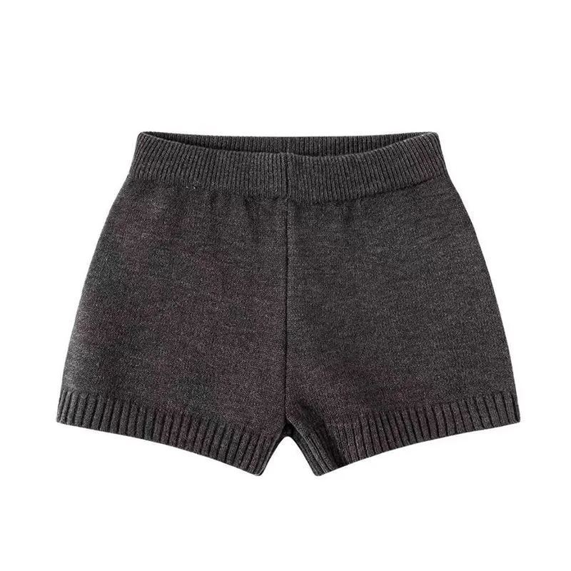 慵懶風百搭顯瘦高腰針織短褲