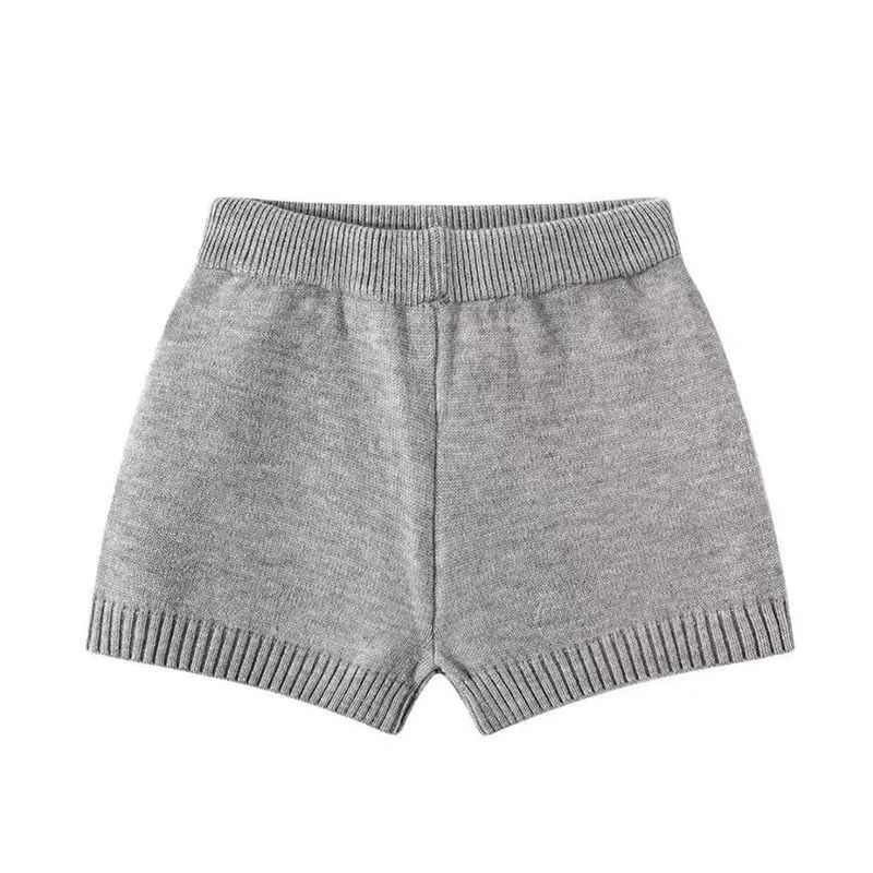 慵懶風百搭顯瘦高腰針織短褲