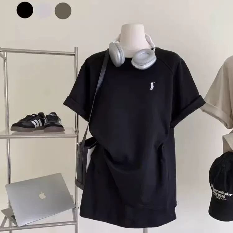 【整套】時尚休閒短袖運動顯瘦可愛甜美兩件套裝