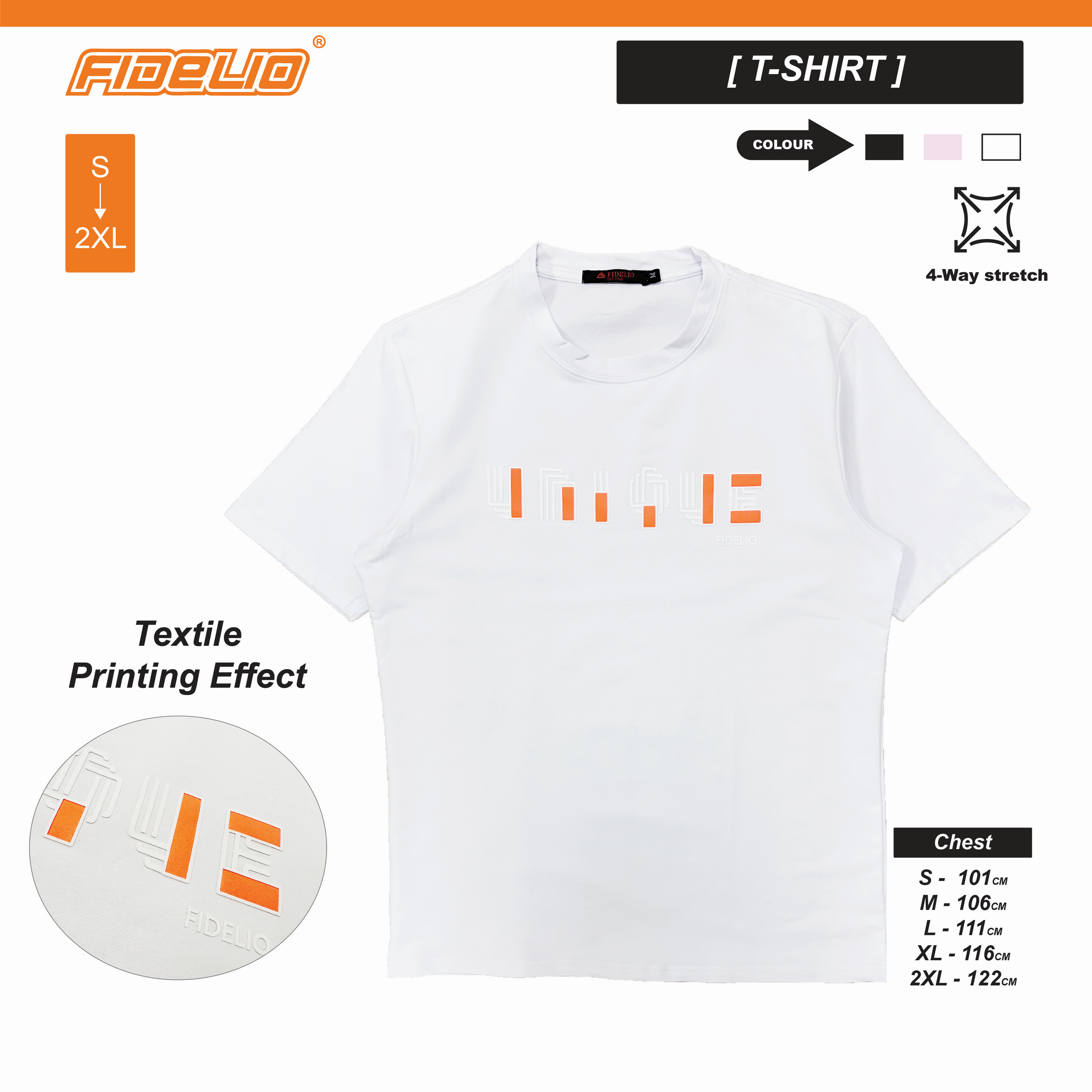Fidelio UNIQUE Pinted Tees - White