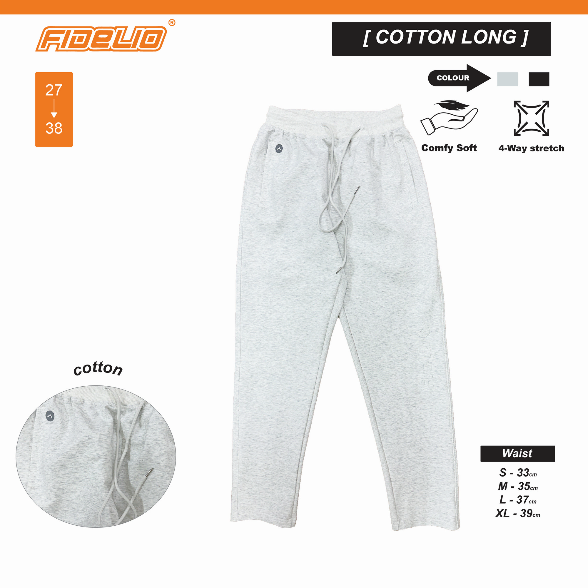 FIT IN Relaxed Sweat Pants - White