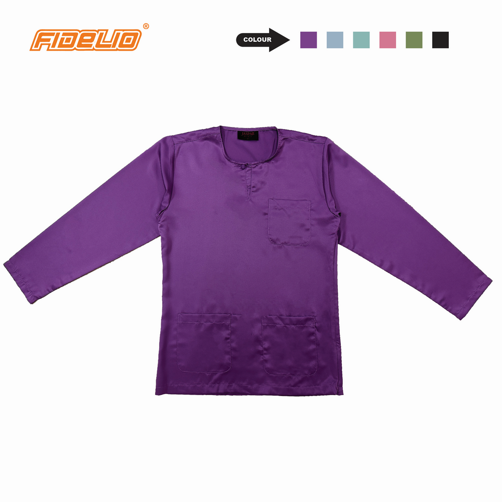 JASPAR Modern Fit Baju Johor Teluk Belanga -Plum