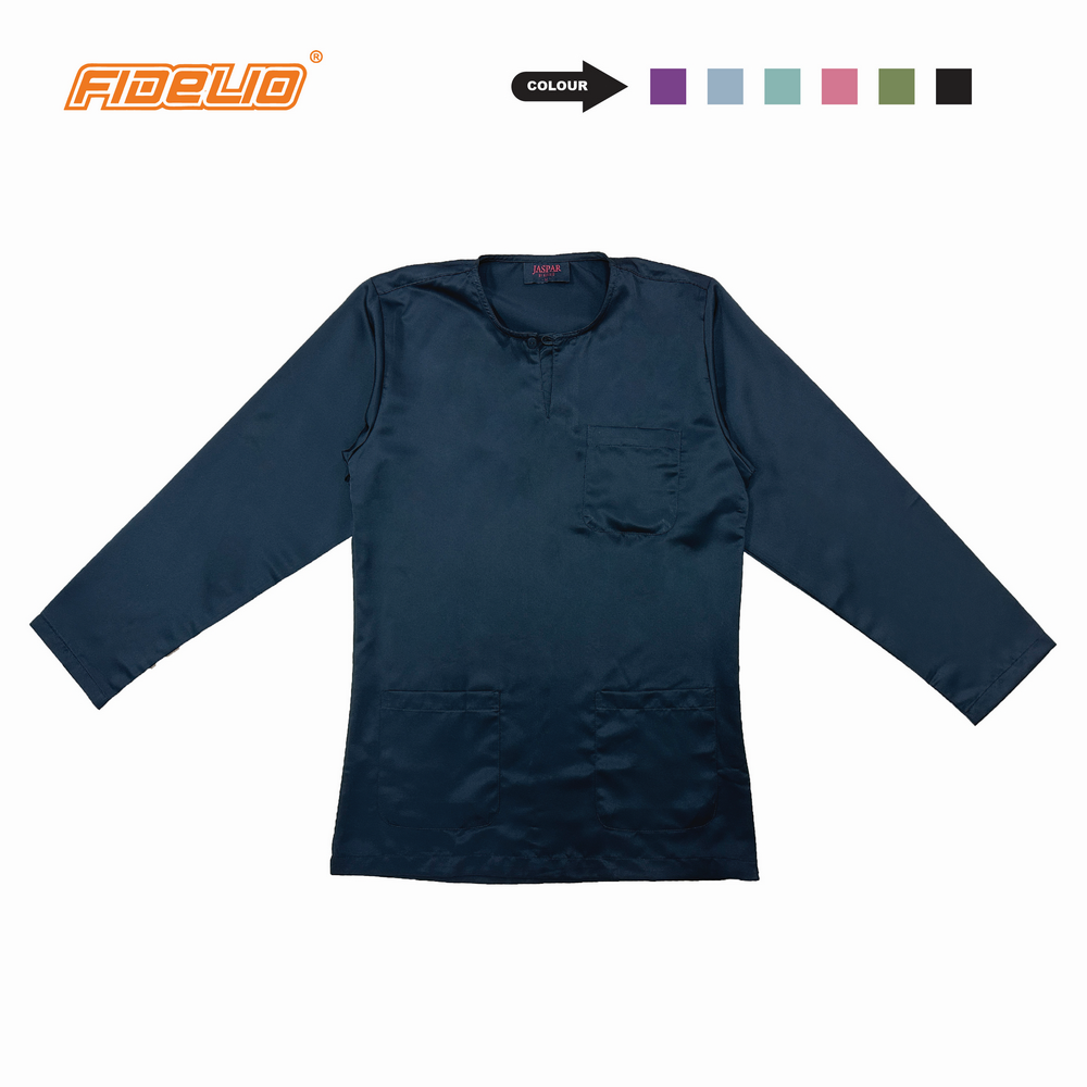 JASPAR Modern Fit Baju Johor Teluk Belanga -Black