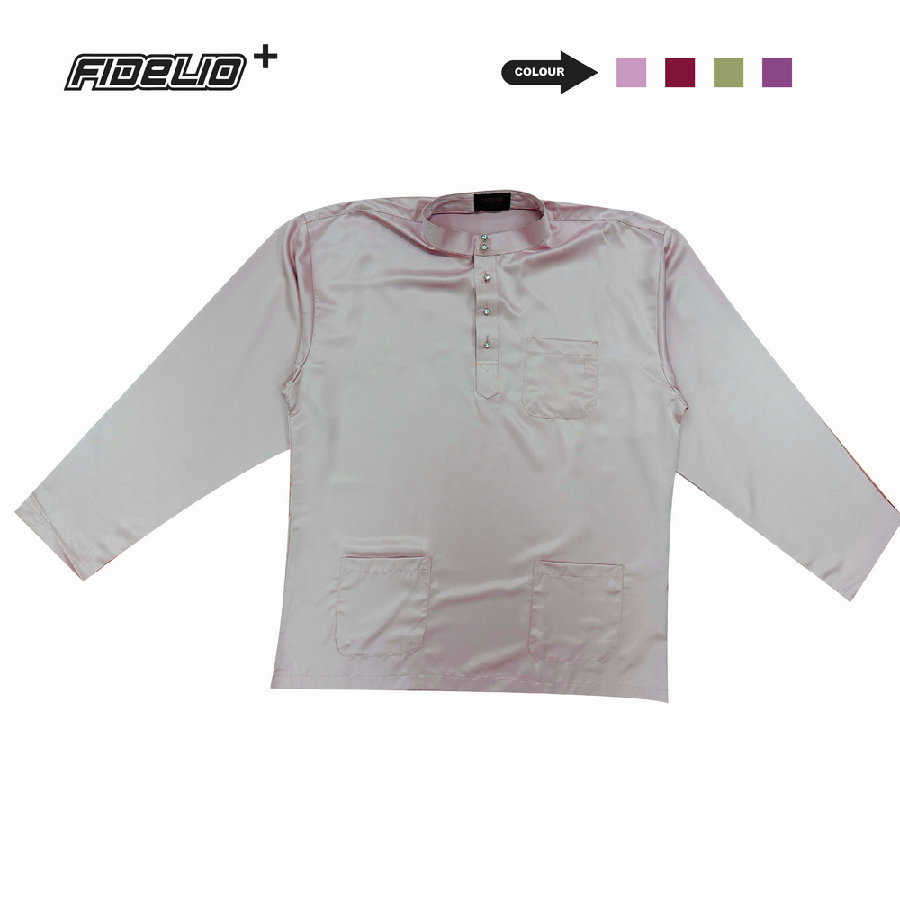 JASPAR Plus Size Modern Baju Melayu Cekak Musang -Khaki