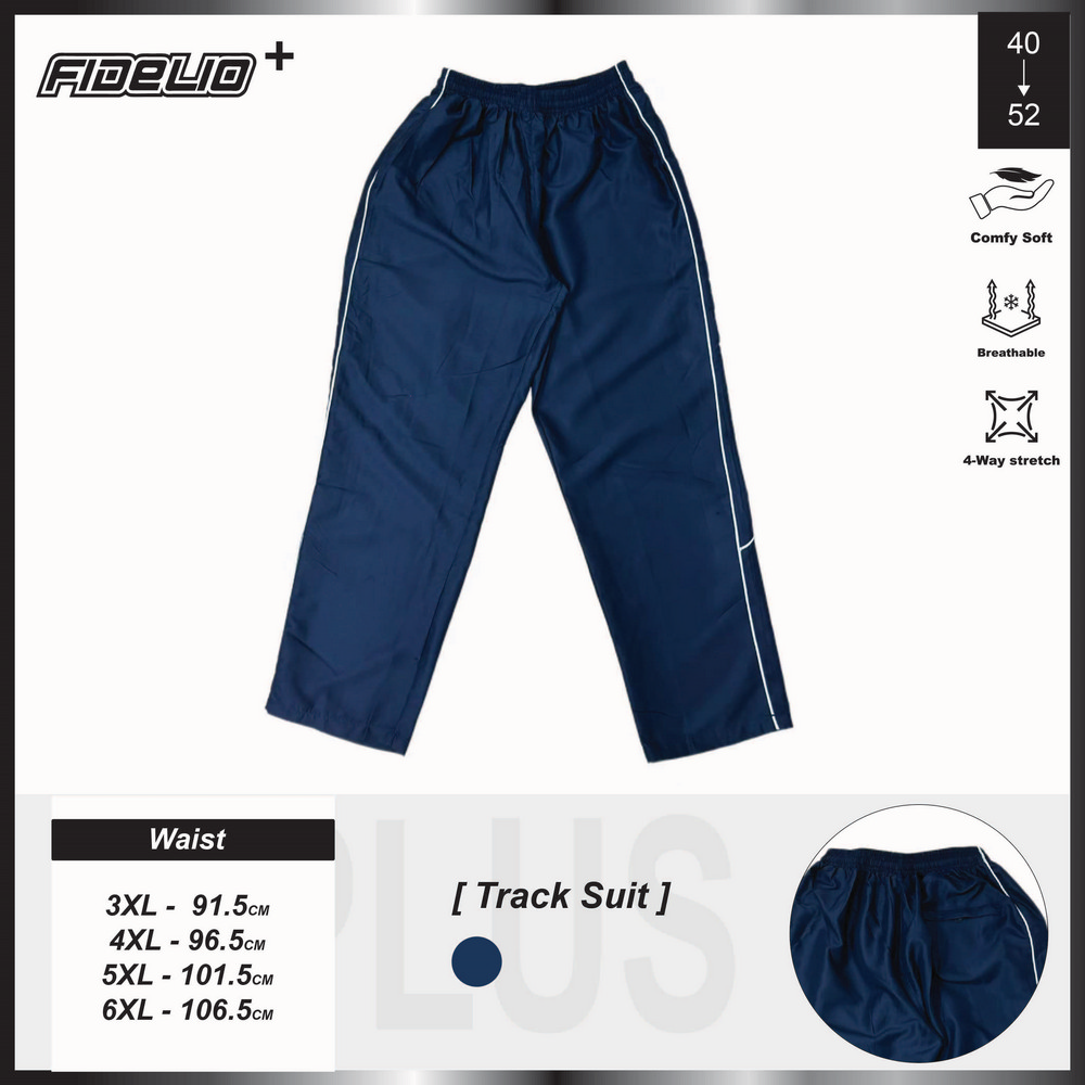 Fidelio Plus Size Drawstring Side Lining Tracksuit