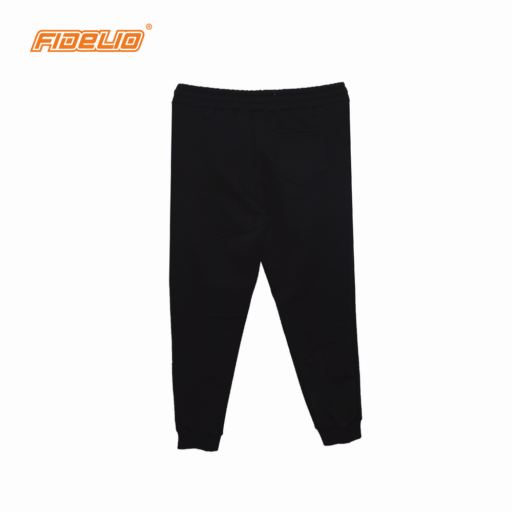 Fit In Tapered Fit Drawstring Jogger Pants -Black