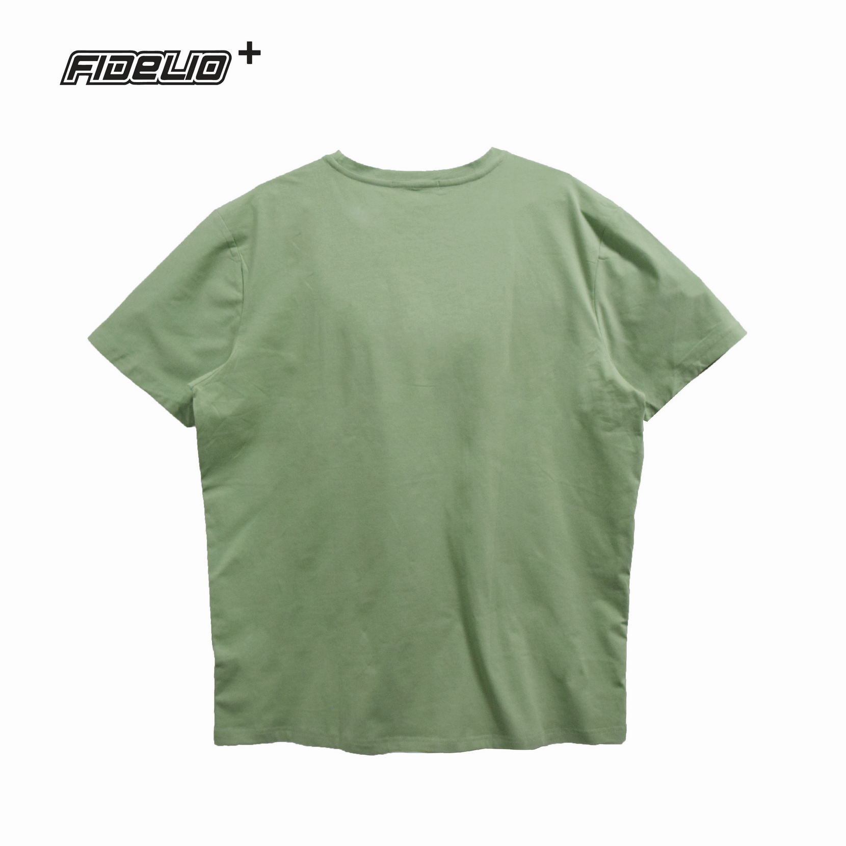 FIDELIO Plus Size Realism Printed Tee -Light Green