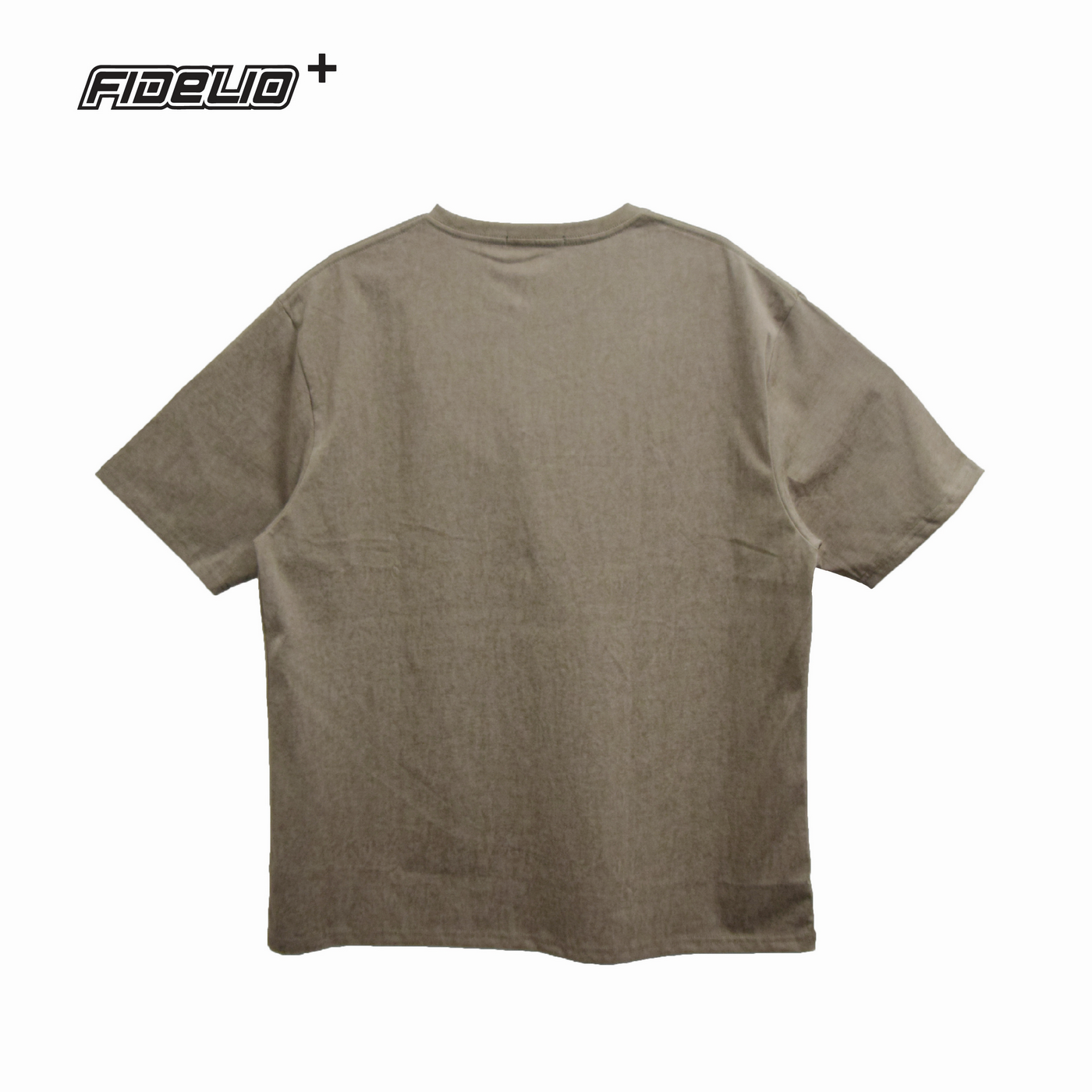 Fidelio Plus Size Vintage Tees -Dark Khaki