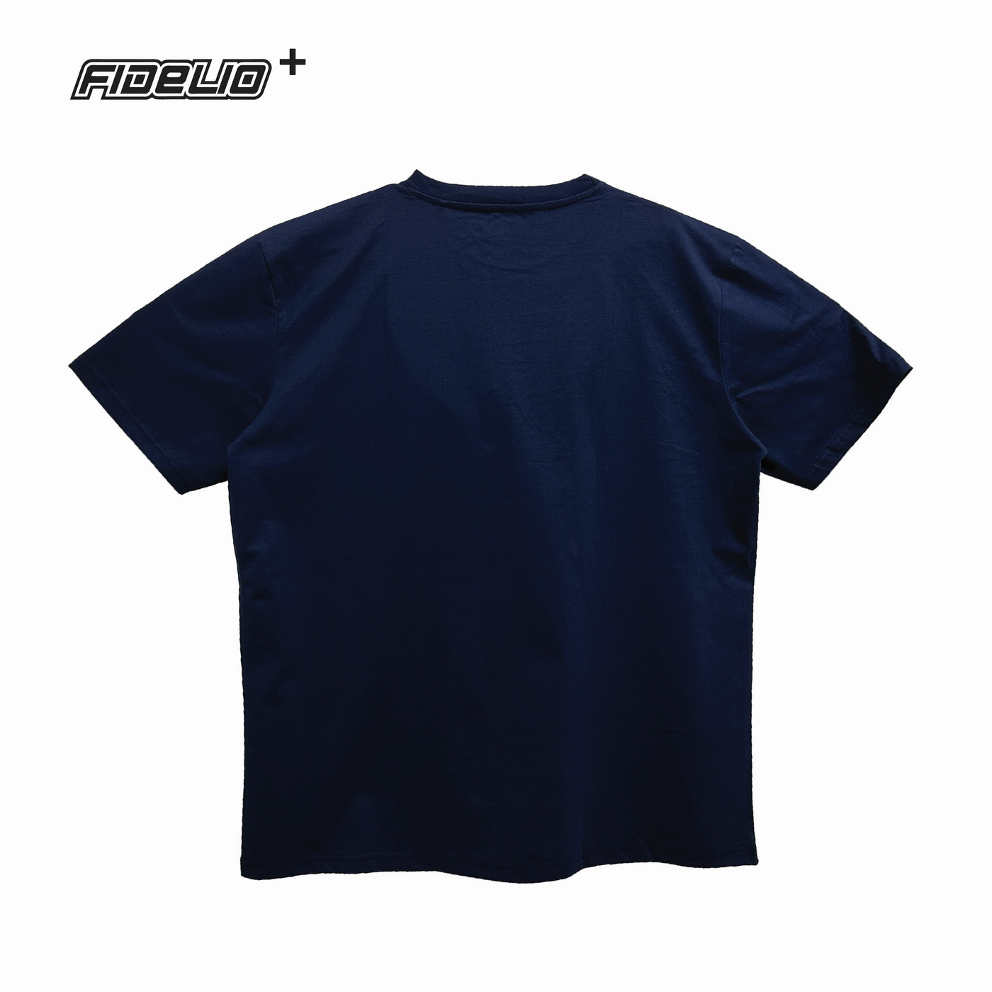 Fidelio Plus Size Basic Tees -Navy