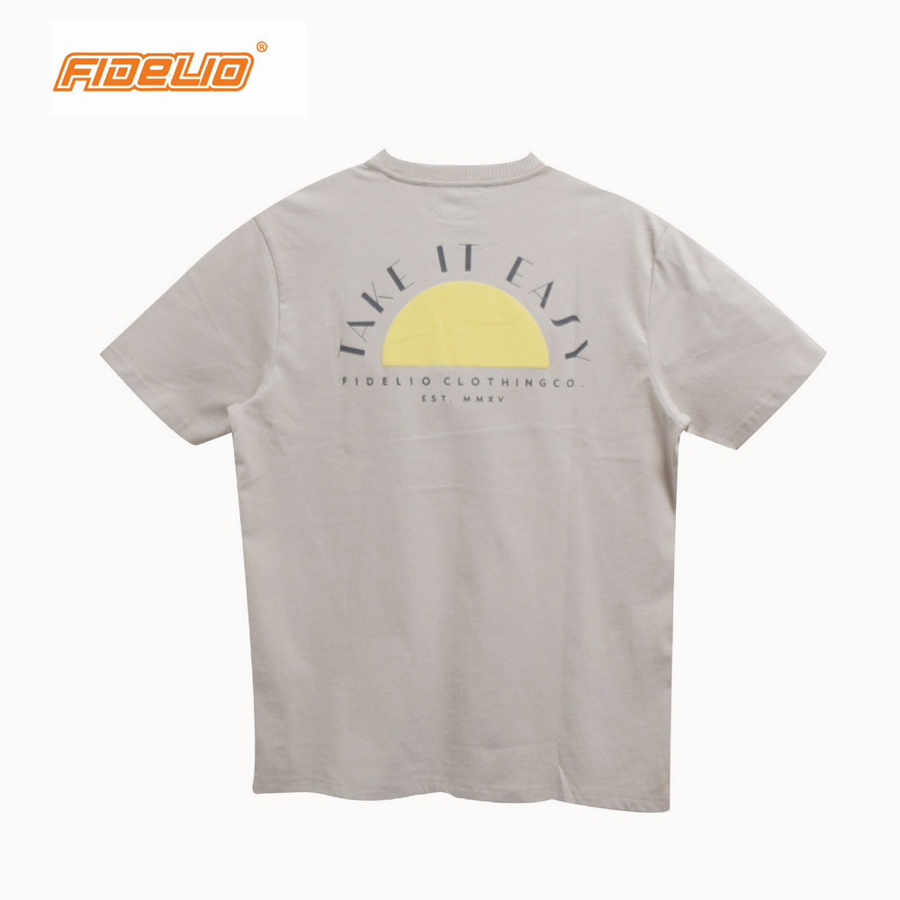 Fidelio Take It Easy Printed Tees -Stone